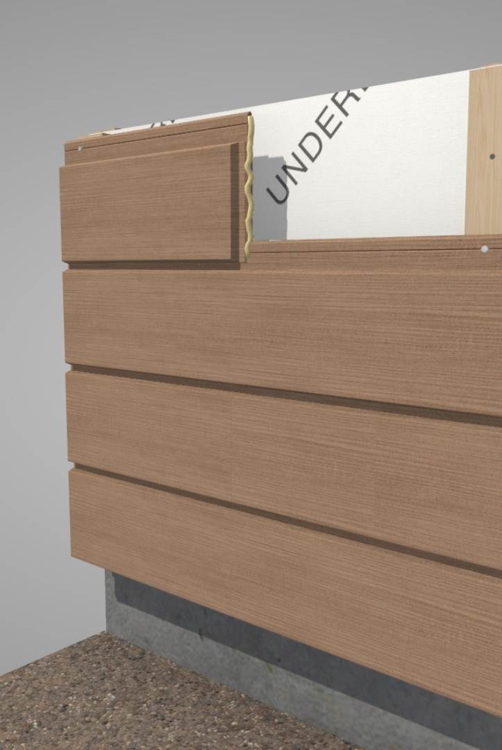 End Matched Cladding