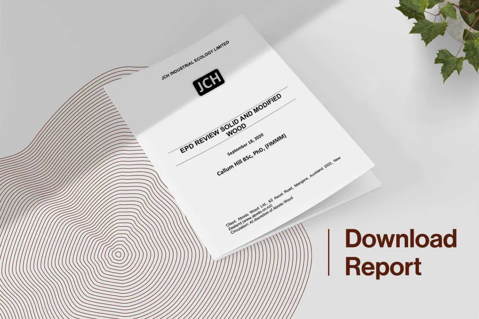 A Comparative Report on the Carbon Footprint of Different Timbers