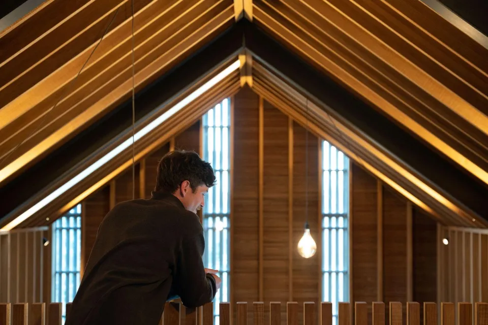 Cardrona Showroom Inside Person Abodo Wood 1