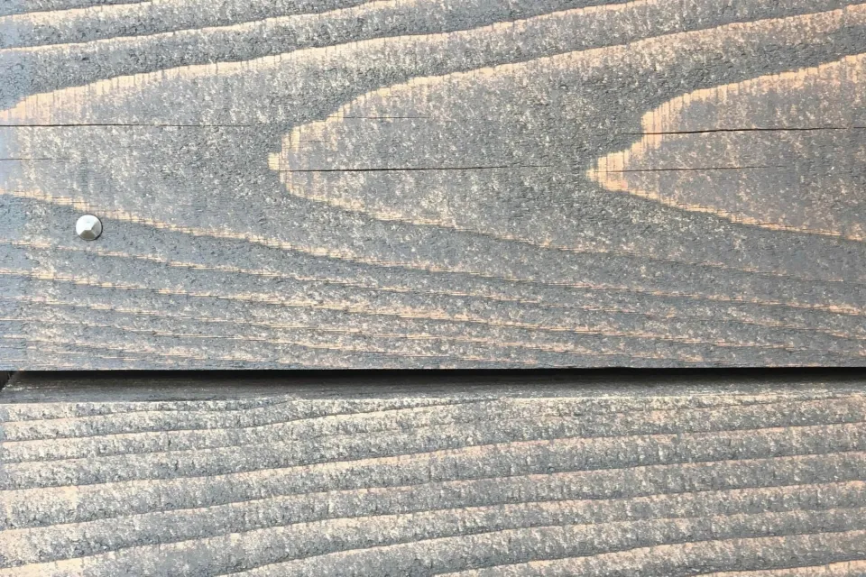 Timber surface checking Western Red Cedar