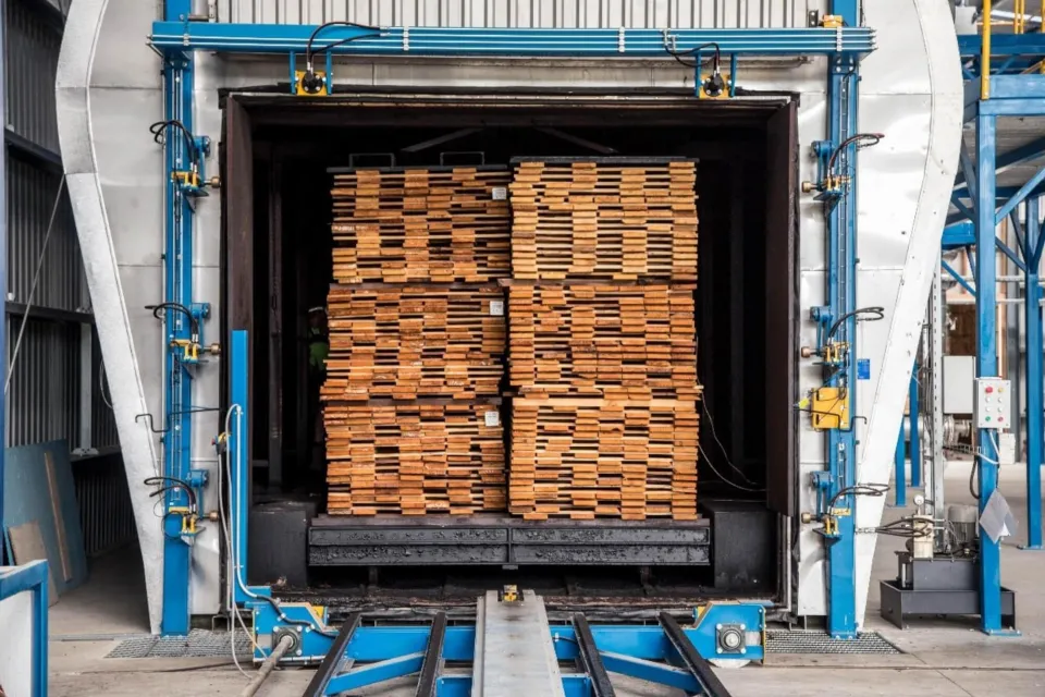 Thermal modification kiln Abodo Wood