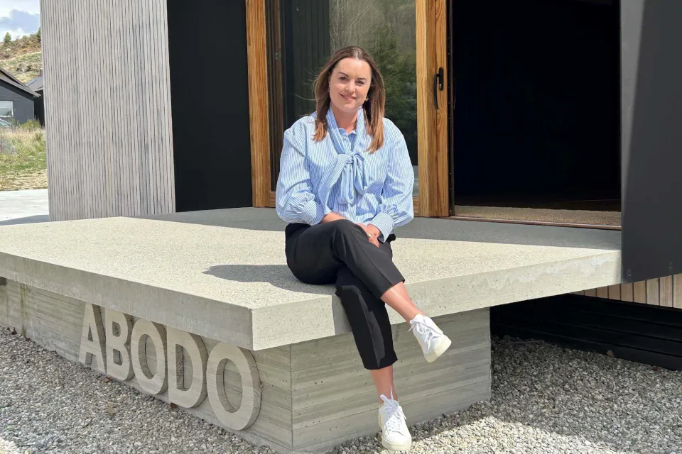 Cardona Cabin Showroom Ambassador Kate Blyth Abodo Wood