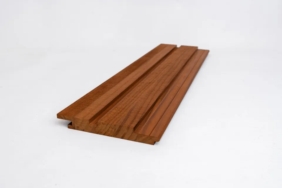 Milla Glosswood Cladding Teak Angle