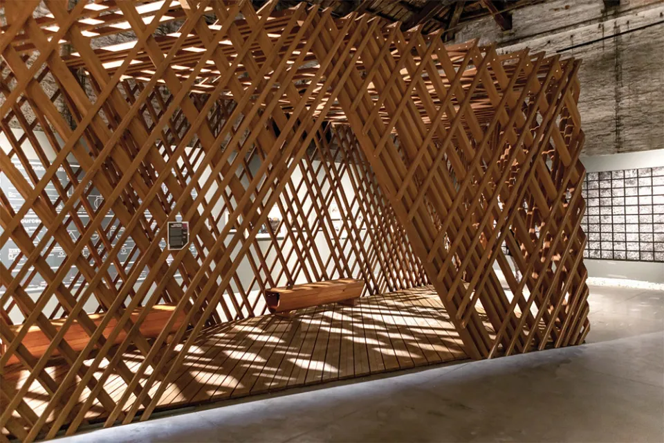 Venice Biennale Learning from Trees Abodo Wood