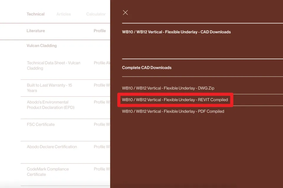 DESIGN COMMUNITY We are now REVIT friendly Abodo Wood