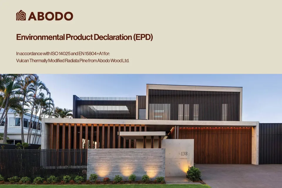 INTRODUCING New Zealands First Verified Carbon Negative Feature Timber Abodo Wood
