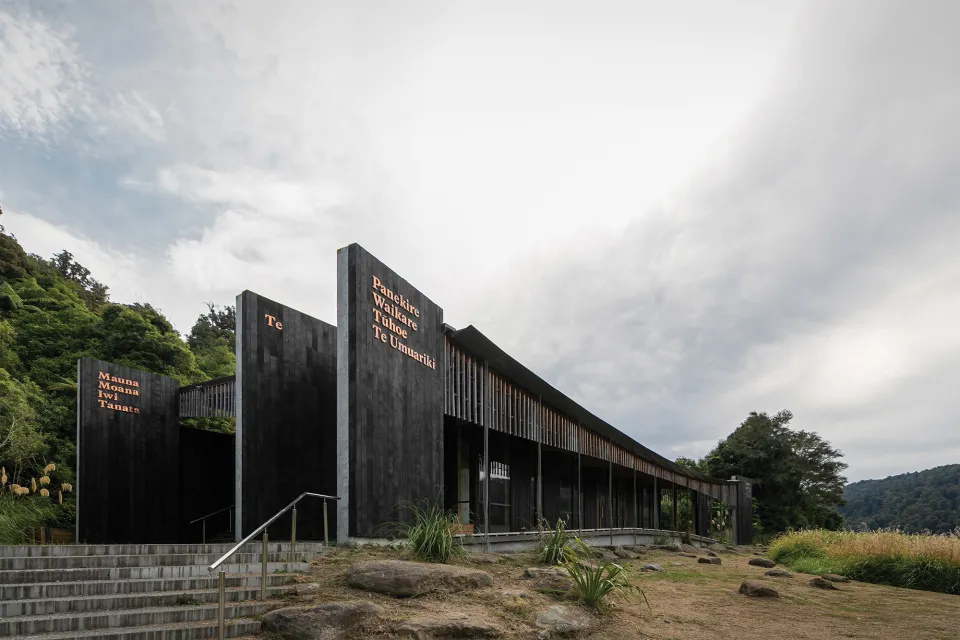 Project Revisit Lake Waikaremoana Visitors Centre Abodo Wood 6