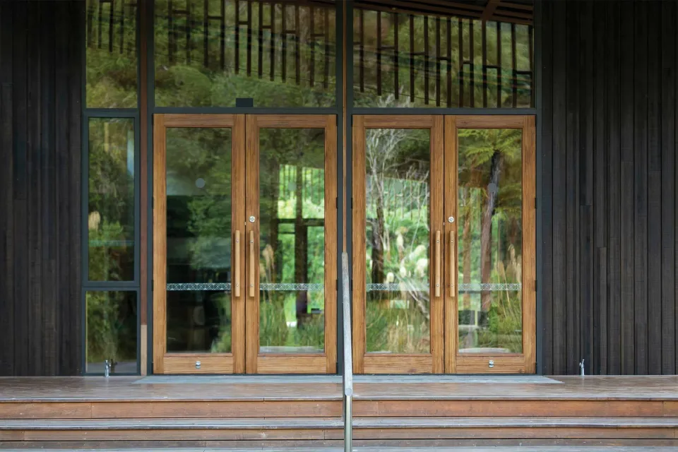 Project Revisit Lake Waikaremoana Visitors Centre Abodo Wood 3