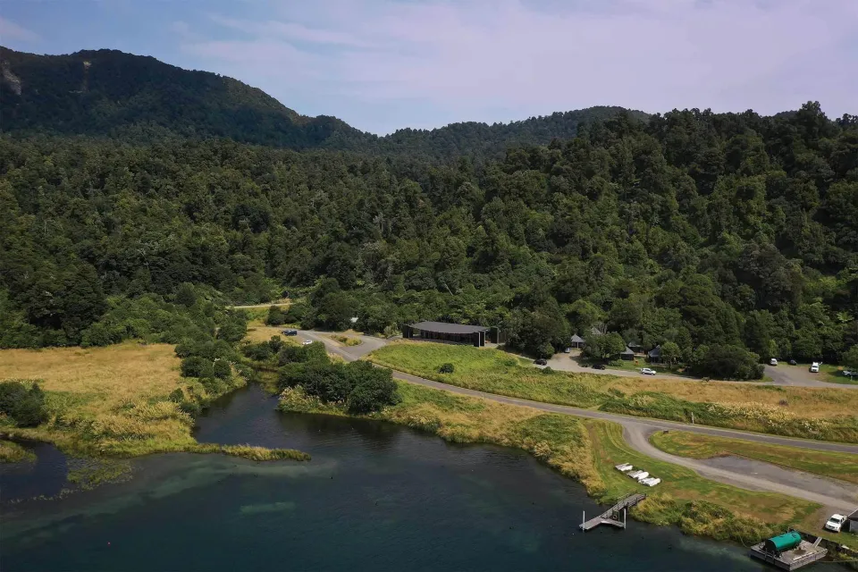 Project Revisit Lake Waikaremoana Visitors Centre Abodo Wood 4