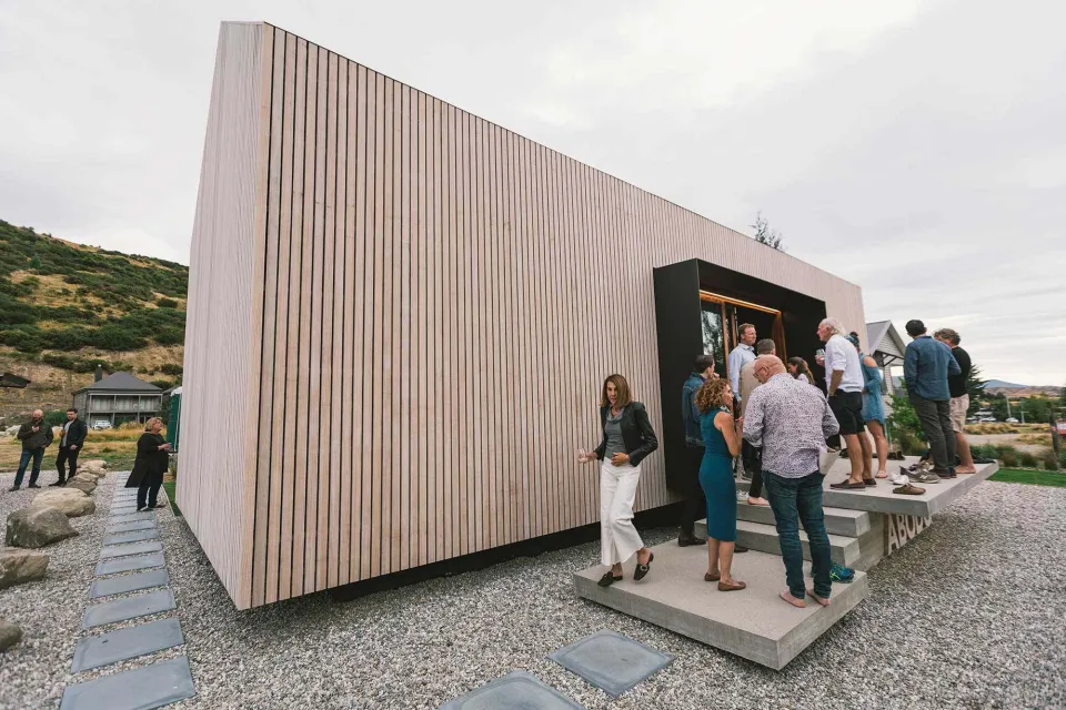 Sustainable eco timber showcase launches in Cardrona Abodo Wood 1