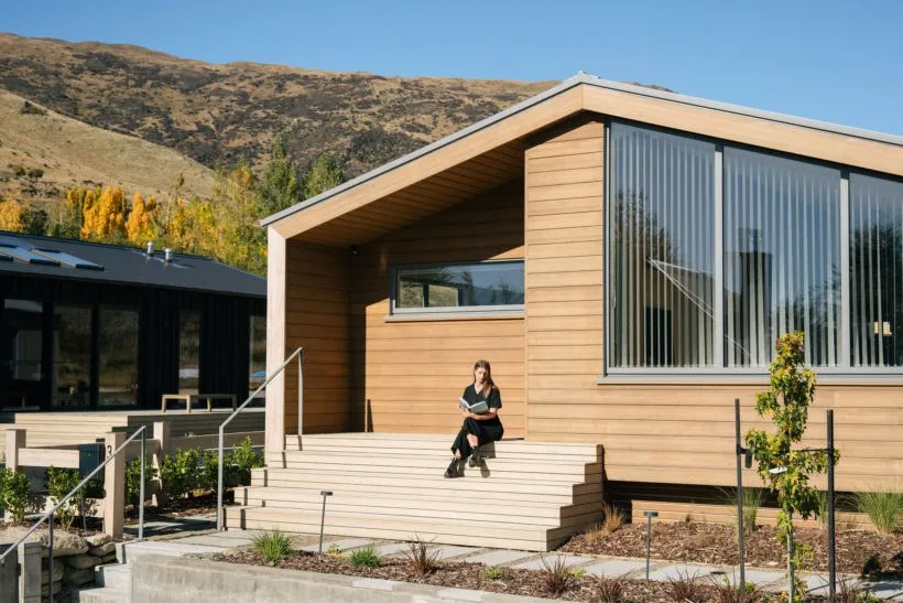 Abodo Cardrona Alpine Village timber exterior
