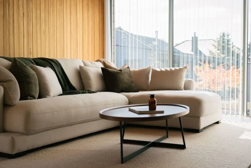 Abodo Cardrona Alpine Village timber interior feature wall