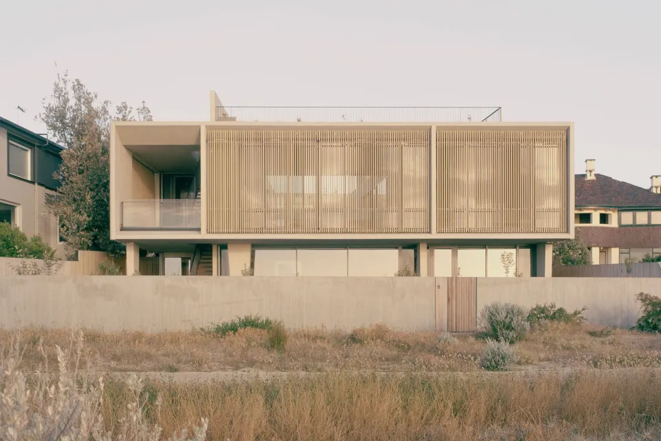 House On The Bay Melbourne Australia Vulcan Screening Abodo Wood 02