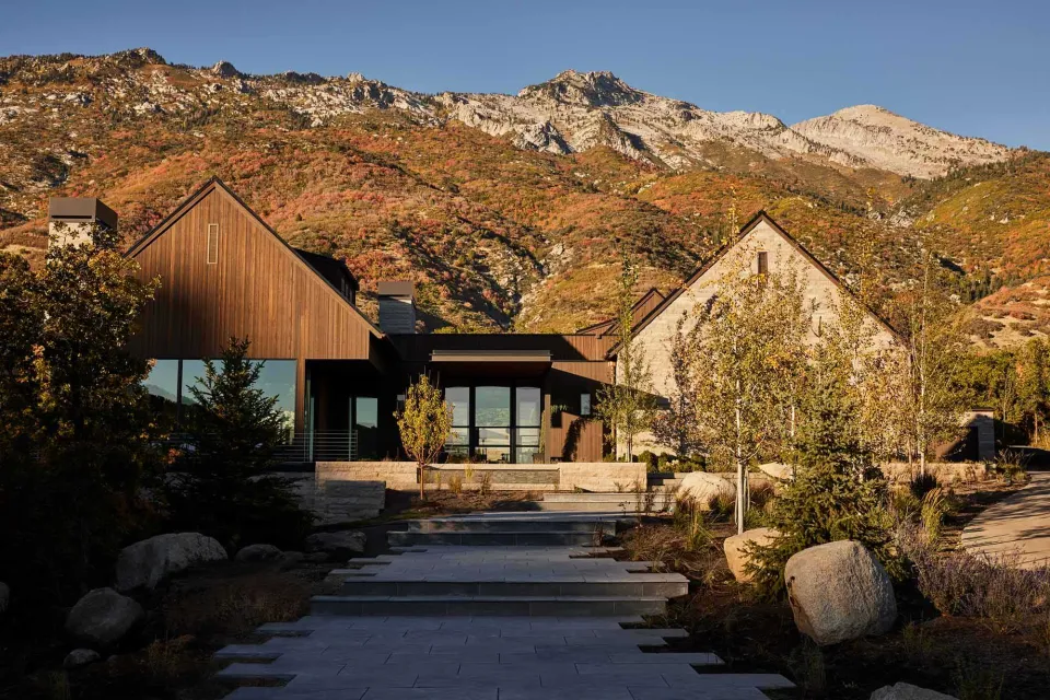 Three Falls Revist Vulcan Cladding in Protector Graphite Abodo Wood 04