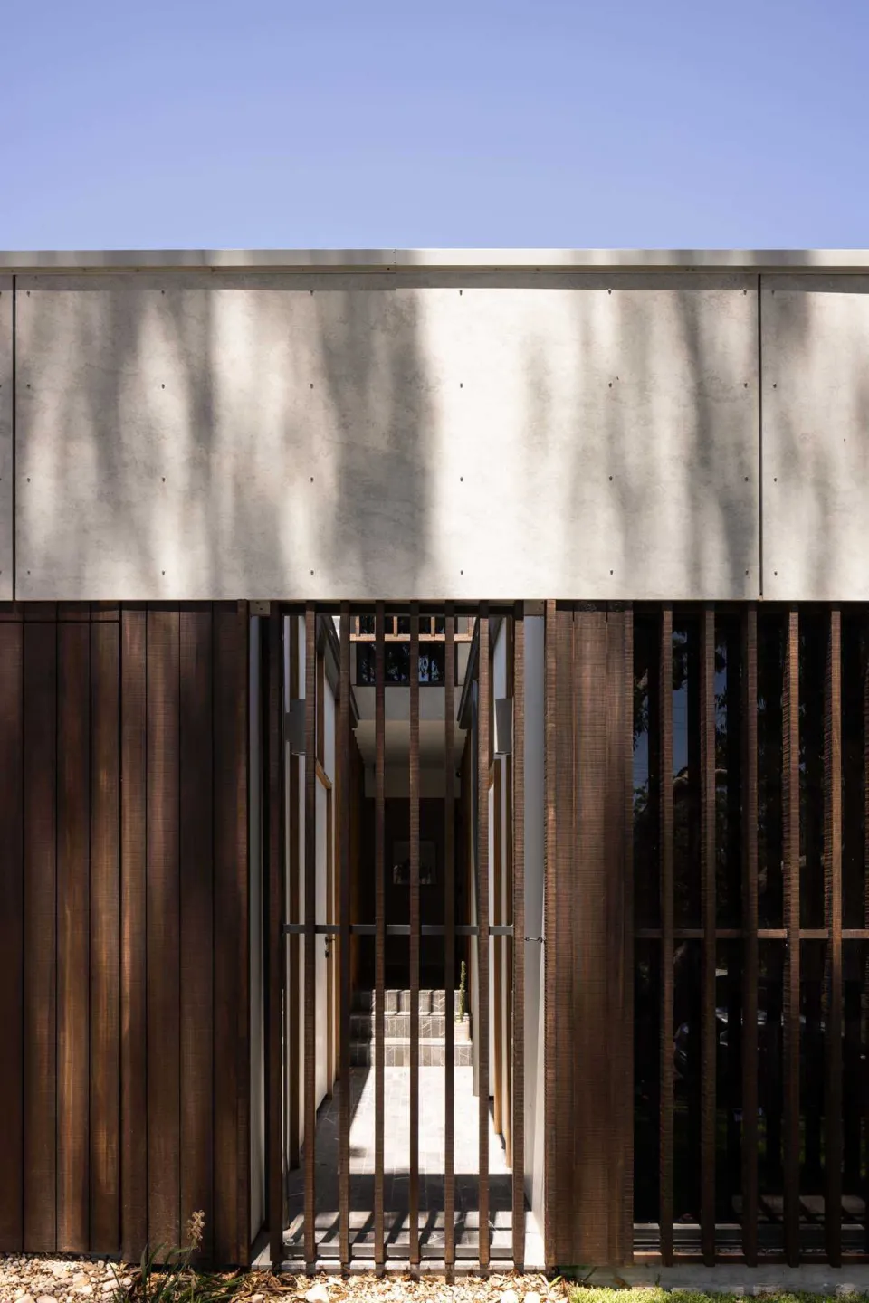Shakespeasre House Vulcan Cladding and Vulcan Screening in Protector Walnut Abodo Wood 03