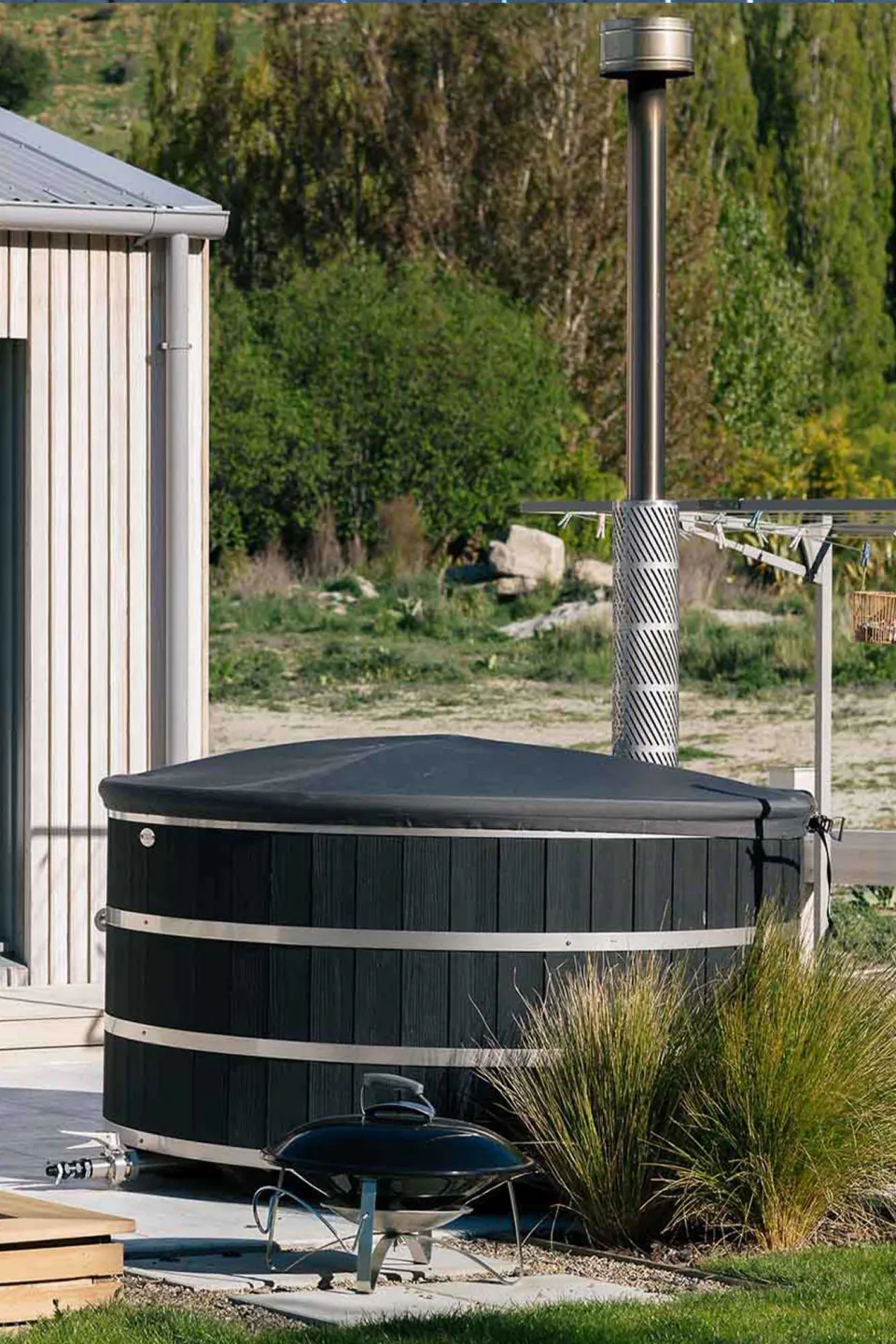 Vulcan Timber Spa Cardrona Alpine Villa Abodo Wood