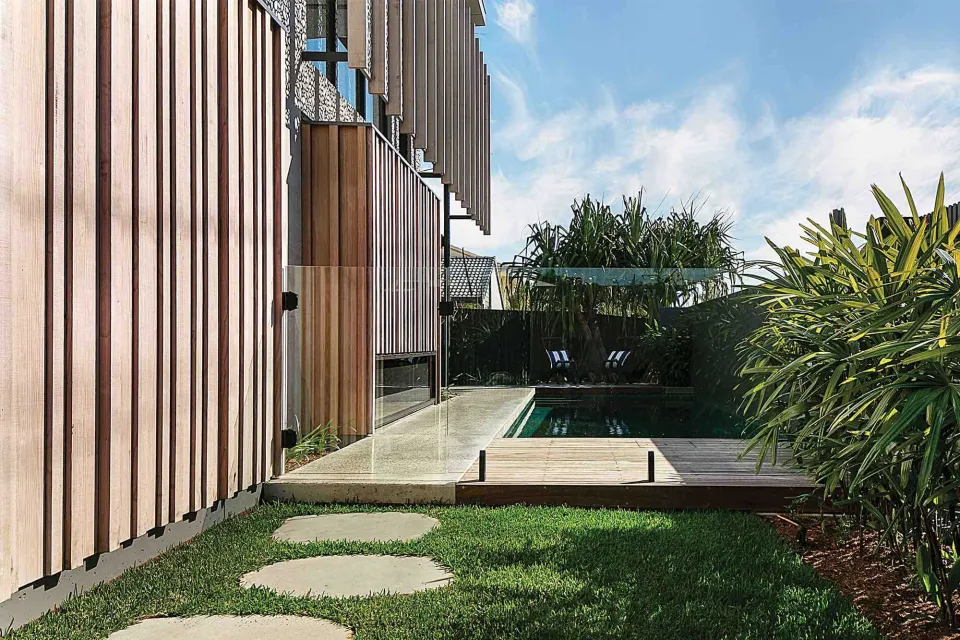 Oceanside Vulcan Cladding in Sioox Abodo Wood 5