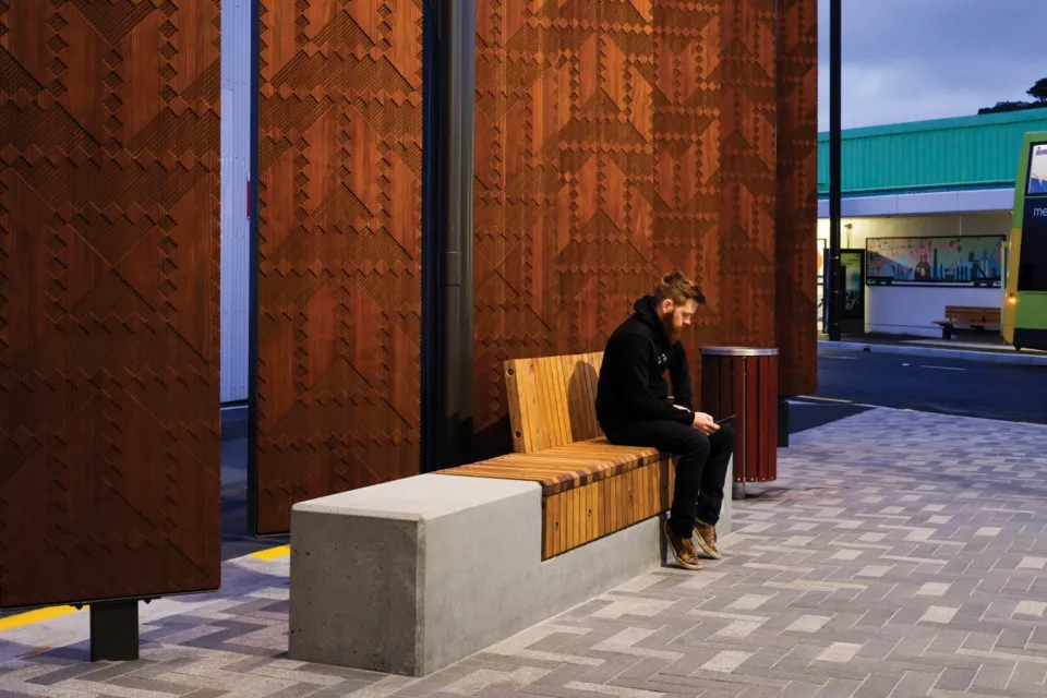 Waitohi Library and Community Hub Vulcan Screening Abodo Wood