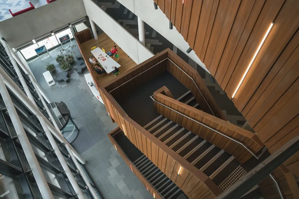 Vodafone Building Vulcan Cladding Screening Abodo Wood 7