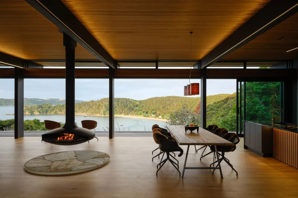 Kawau Island House Vulcan Cladding Panelling Abodo Wood 08