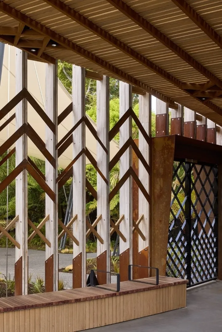 Hamilston Gardens Vulcan Screening Cladding Abodo Wood 12