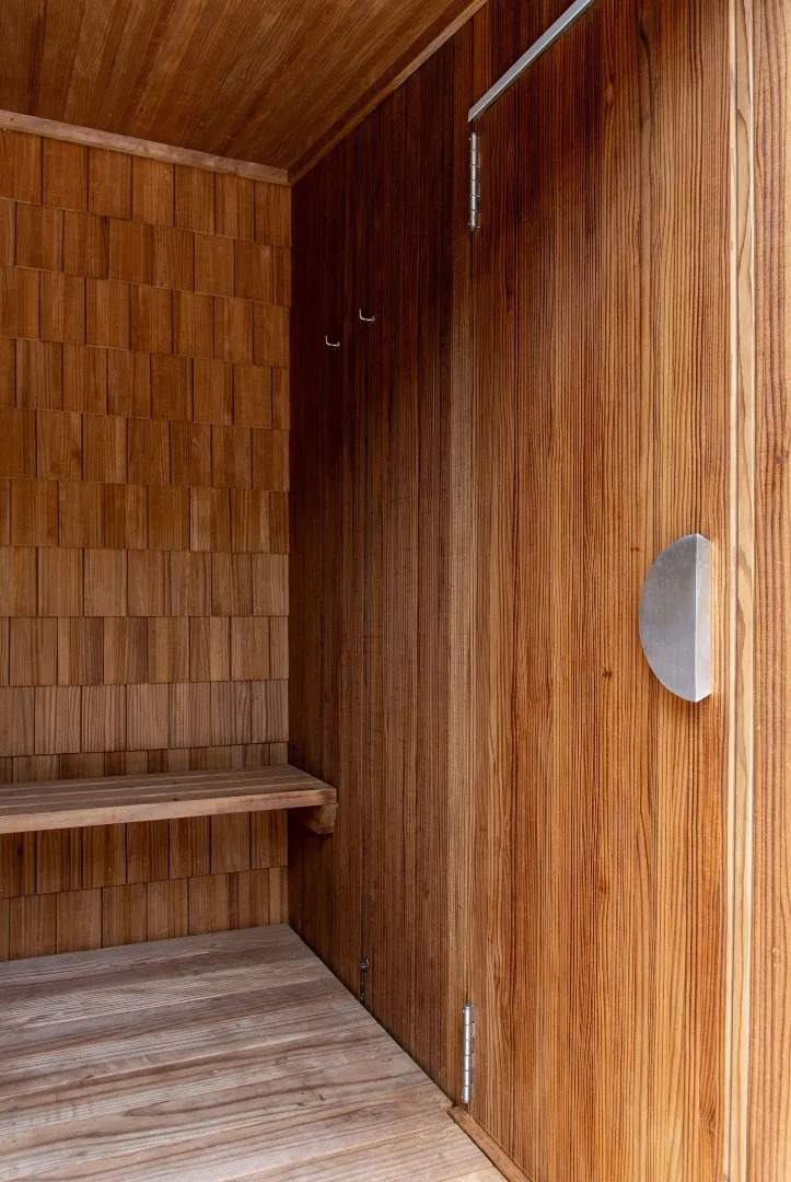 Pool Side Sauna Vulcan Timbers Abodo Wood 09