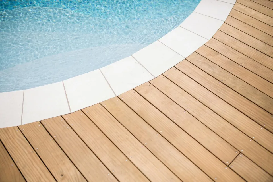 Howick Pool Deck Sand Decking Abodo Wood 1