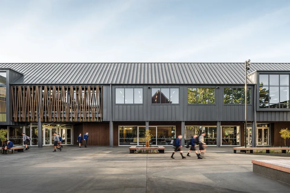 Christchurch Boys High School Vulcan Timber Abodo Wood 9