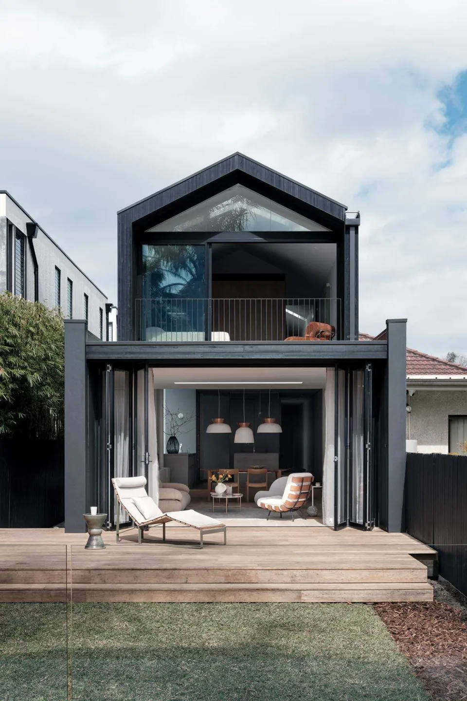 Semi Bold Vulcan Cladding in Nero Abodo Wood 3