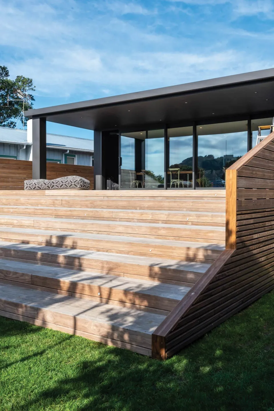 Waihi Beach House Vulcan Decking and Rhombus Clip Abodo Wood 3