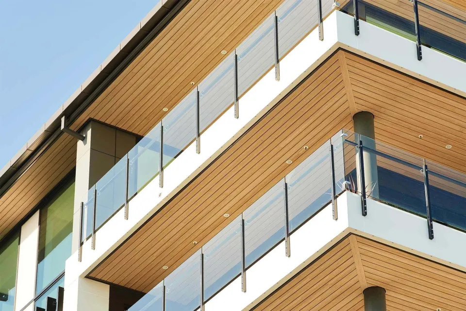 Latitude Luxury Apartments Vulcan Cladding in Sioox Abodo Wood 3