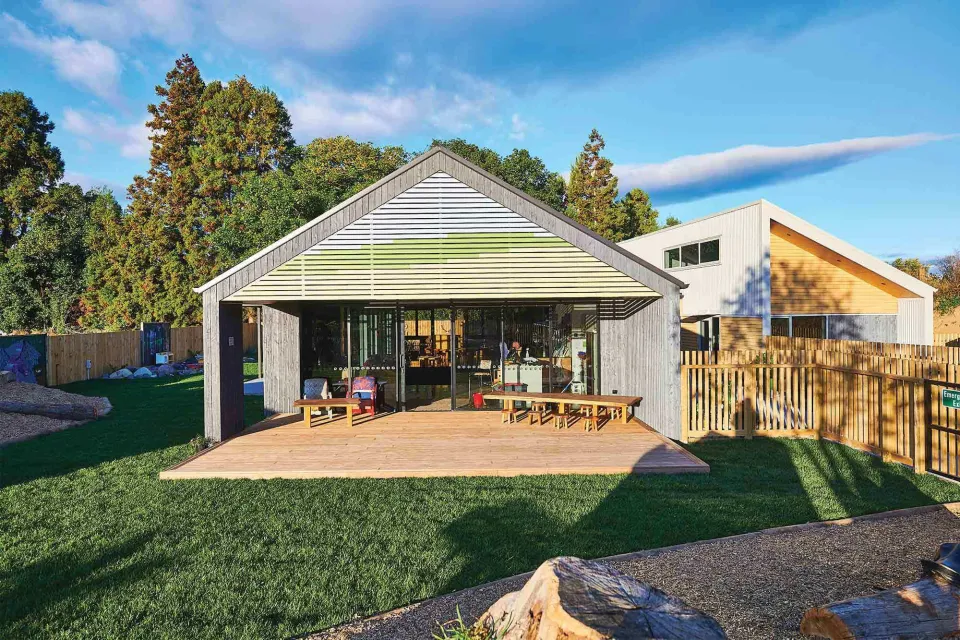 Te Puna Kindergarten Tundra Cladding Abodo Wood 2