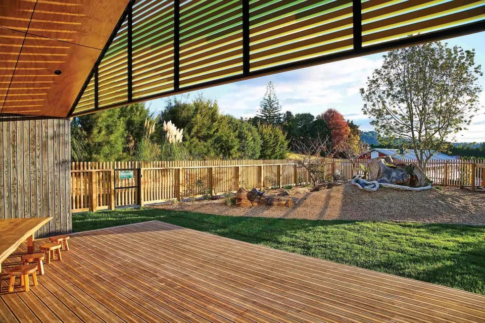 Te Puna Kindergarten Tundra Cladding Abodo Wood 3