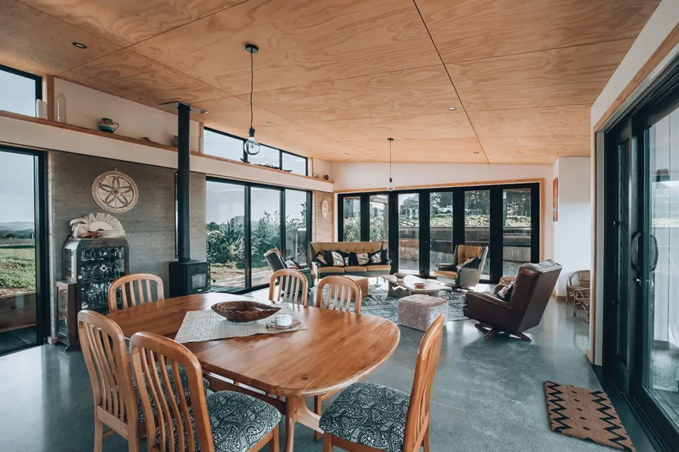 Tutukaka Rammed Earth Eco Home Vulcan Cladding Abodo Wood 6