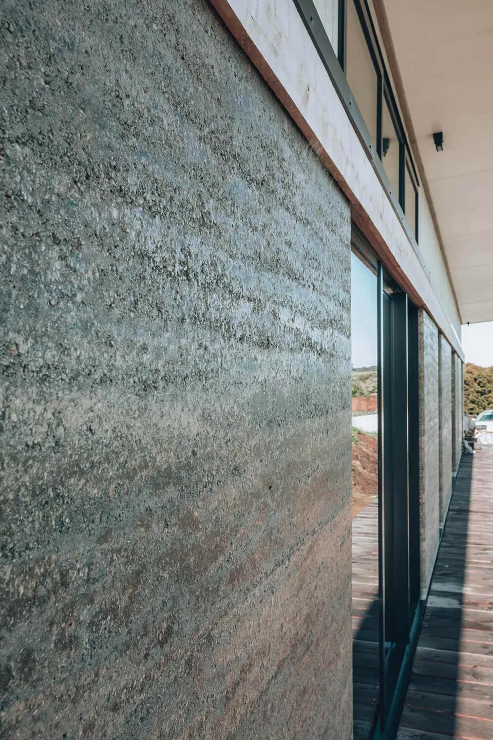 Tutukaka Rammed Earth Eco Home Vulcan Cladding Abodo Wood 7