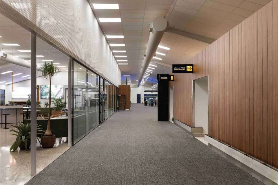 Rotorua Airport Vulcan Cladding and Vulcan Screening Abodo Wood 4