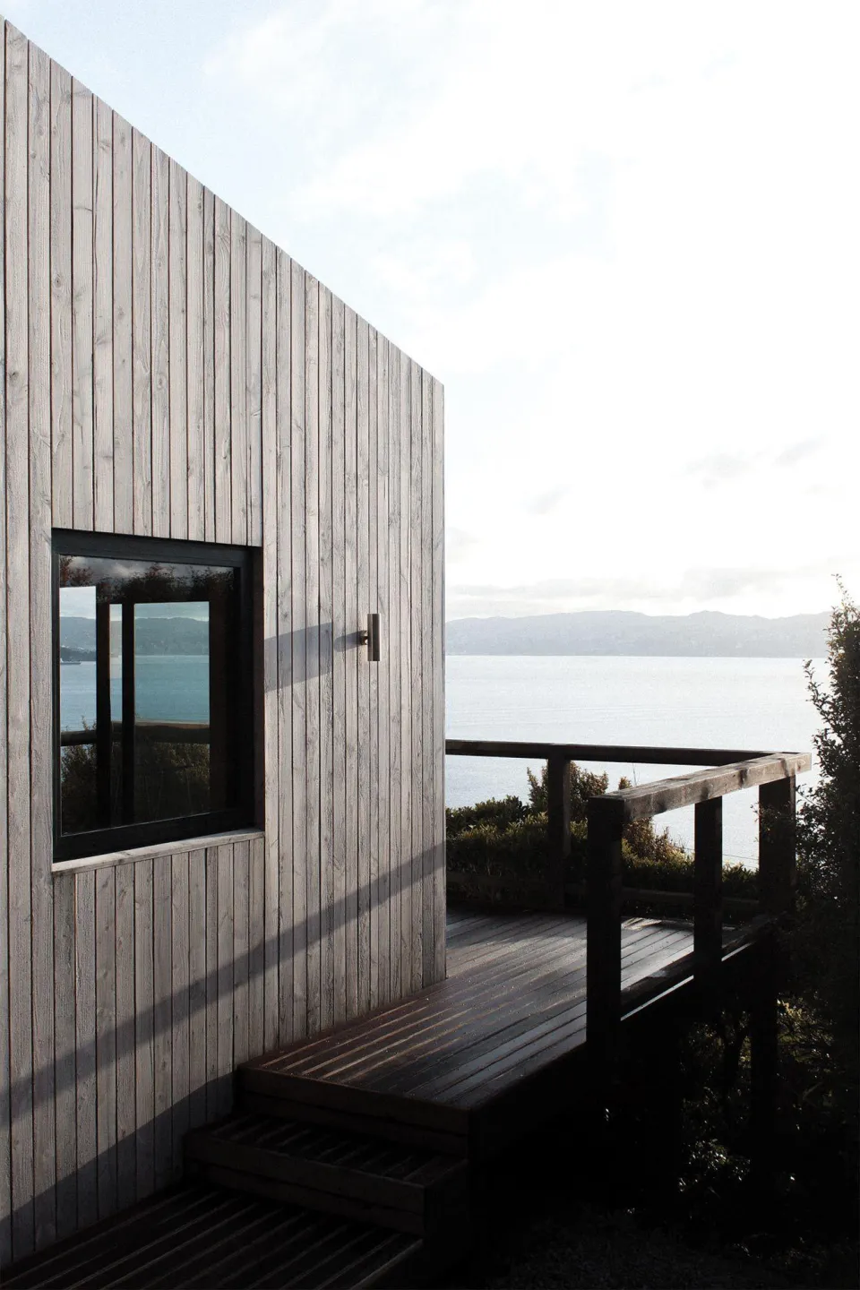 The Seagull Wing Cabin Tundra Cladding in Sioox Finish Abodo Wood 9