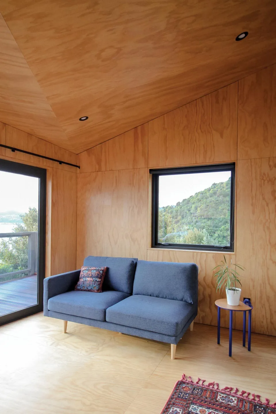 The Seagull Wing Cabin Tundra Cladding in Sioox Finish Abodo Wood 6