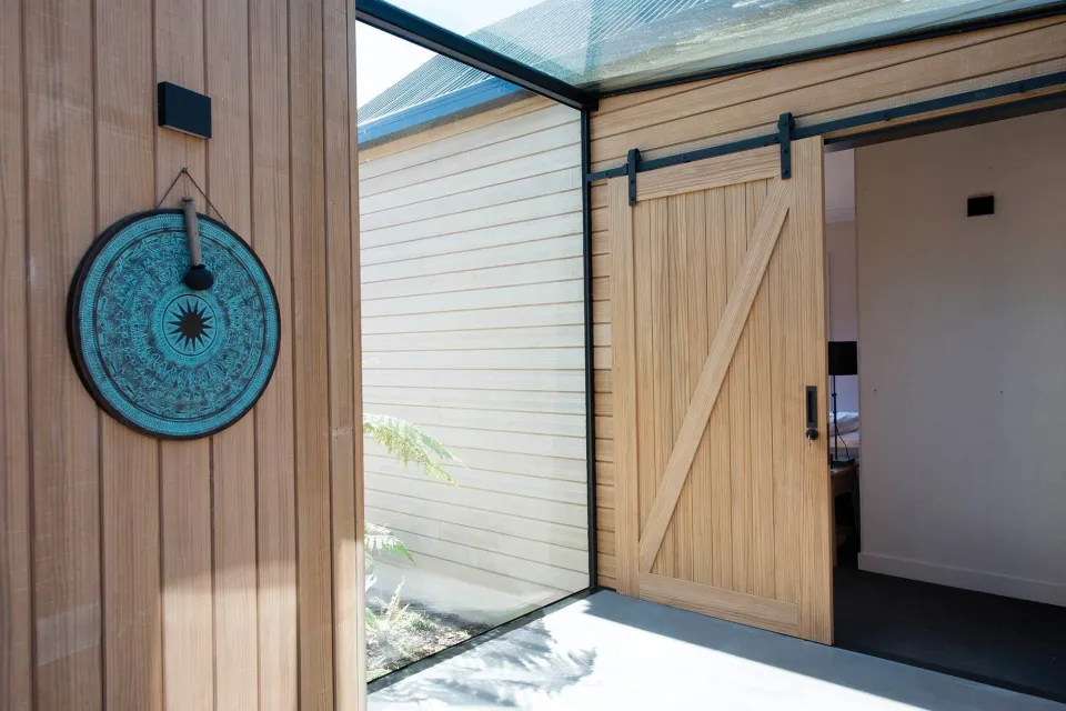 Kaiteriteri Family Bach Vulcan Cladding and Vulcan Screening Abodo Wood 3