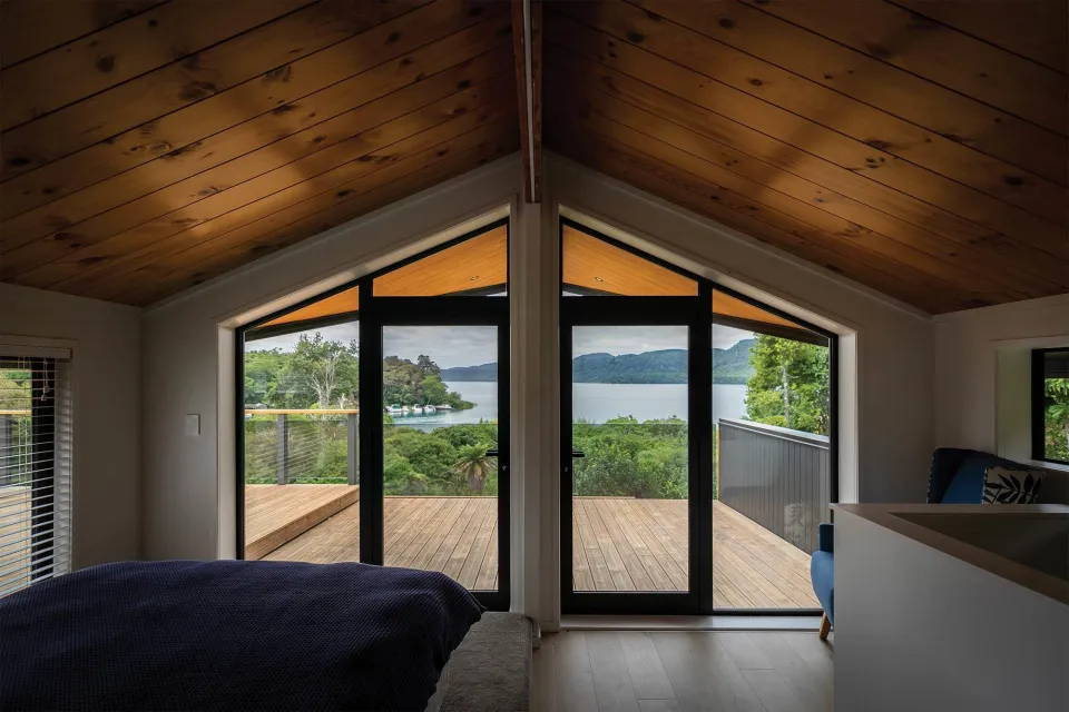 Lake Tarawera Holiday Home Vulcan Decking Abodo Wood 5