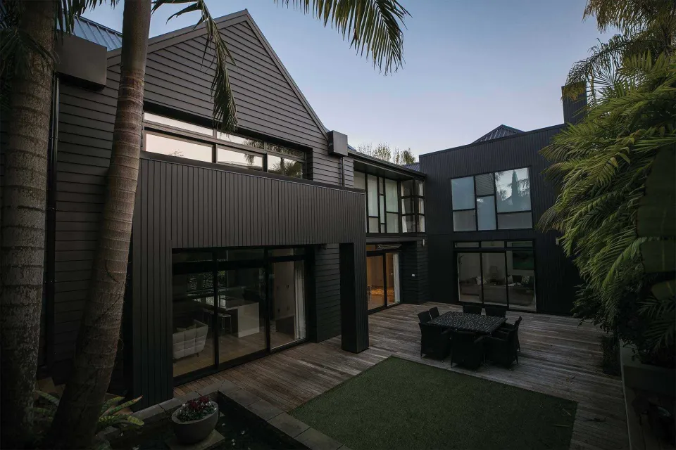 Mahoe Home Vulcan Primed Cladding Abodo Wood