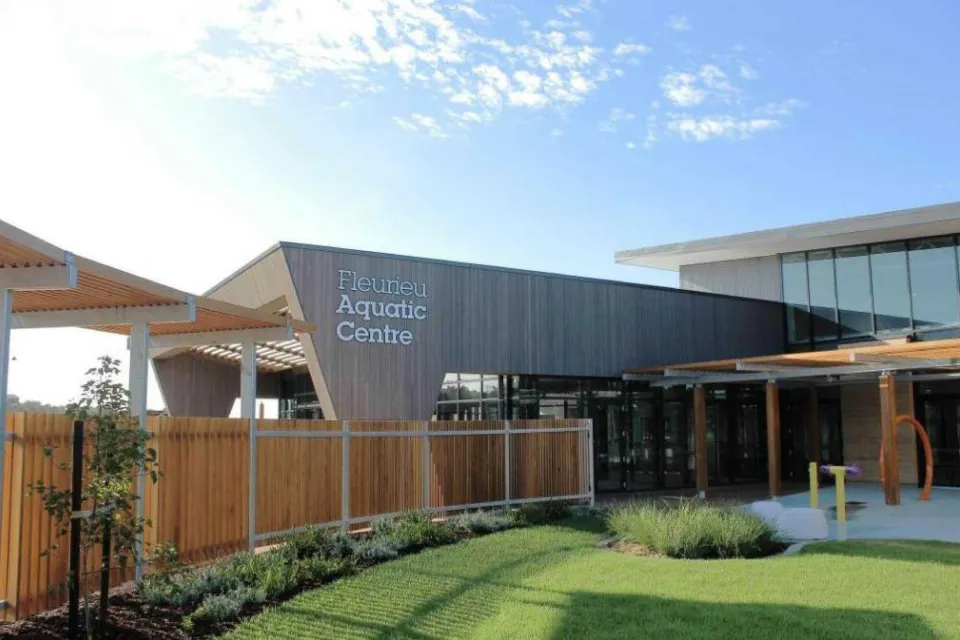 Fleurieu Aquatic Centre Vulcan Cladding Abodo Wood
