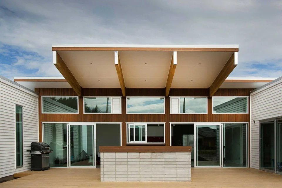 Mangawhai Home Vulcan Cladding Abodo Wood