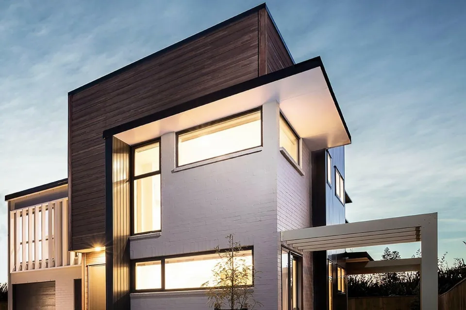 Hobsonville Point Townhouses Vulcan Cladding Abodo Wood 1