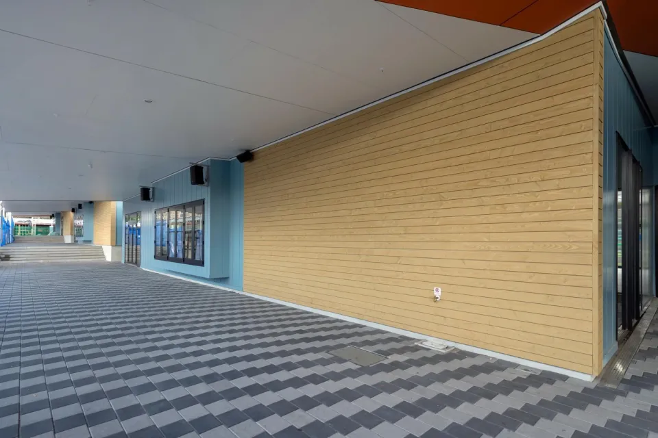 Murupara School Tundra Cladding Abodo Wood 2