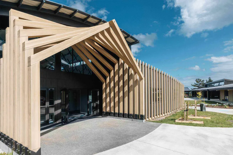 Te Huruihi School Vulcan Screening Abodo Wood 5