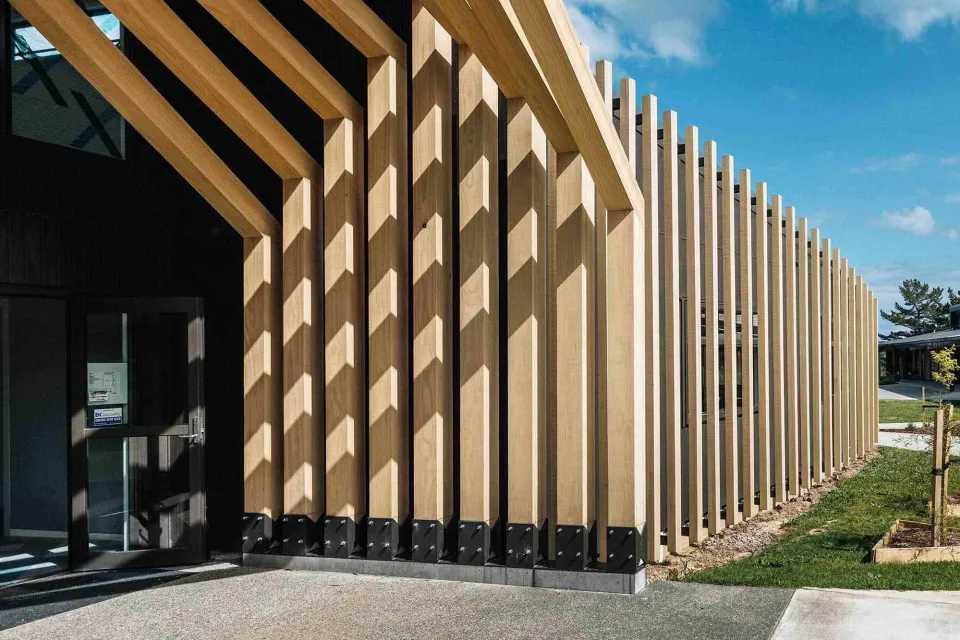 Te Huruihi School Vulcan Screening Abodo Wood 3