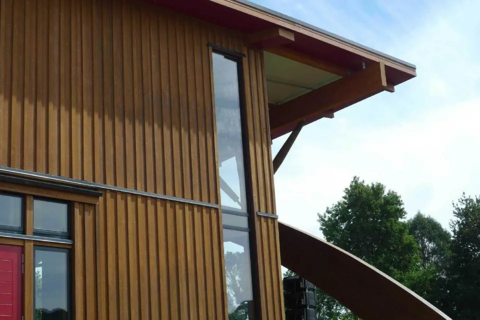 Tuhoe Headquarters Sand Decking Abodo Wood 4