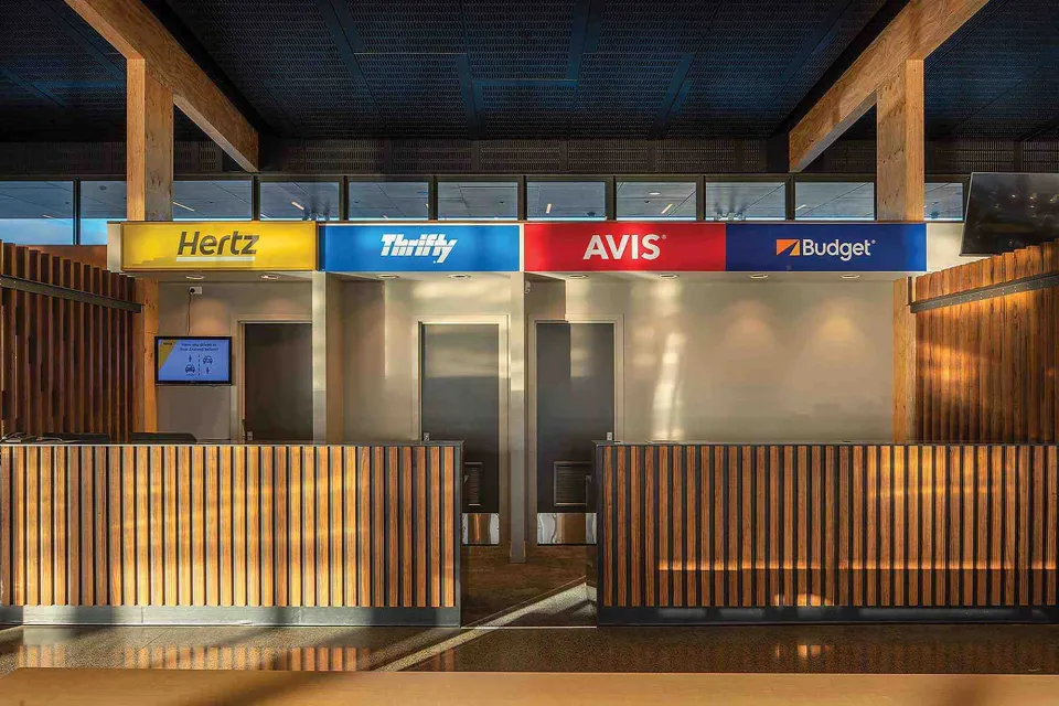 Gisborne Airport Vulcan Screening and Vulcan Cladding Abodo Wood 1