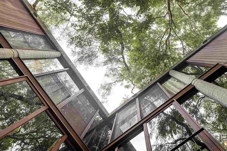 SRG House Vulcan Cladding and Vulcan Panelling Abodo Wood 4